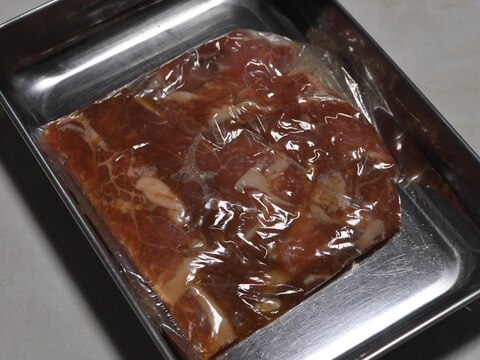 下味冷凍◇豚薄切り肉の生姜焼き用